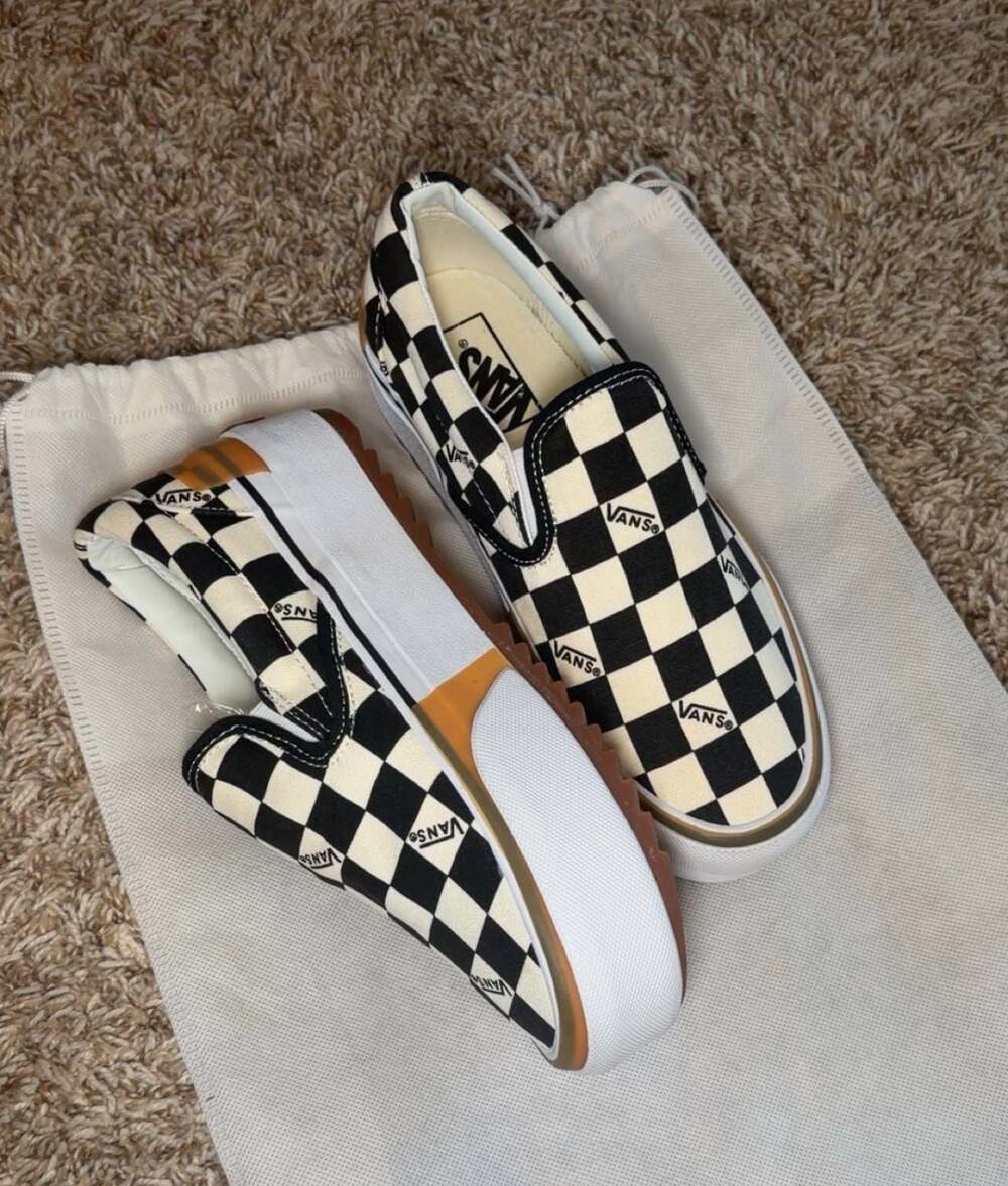 Vans Women’s Slip-On Checkerboard Platform Shoes-NEW!!! Size 8 - Picture 4 of 5